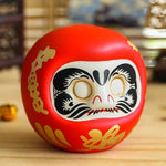 Charger l'image dans la galerie, Daruma Tirelire Traditionnelle Rouge