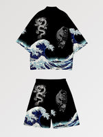 Charger l'image dans la galerie, Ensemble Kimono Short 'Bakuzen'