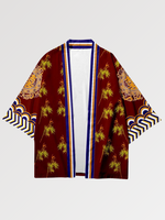 Charger l'image dans la galerie, Ensemble Kimono Short 'Doragon x Bamboo'