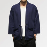Charger l'image dans la galerie, Kimono Bleu Homme