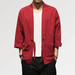Charger l'image dans la galerie, Kimono Homme Rouge