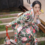 Charger l'image dans la galerie, Kimono Japonais Traditionnel Femme