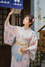 Charger l'image dans la galerie, Kimono Rose Femme