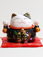 Charger l'image dans la galerie, Maneki-Neko Tirelire Noir