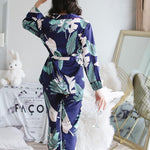 Charger l'image dans la galerie, Pyjama Japonais Femme en Satin