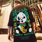 Charger l'image dans la galerie, T-shirt Japonais Panda 'Make Money'