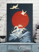Charger l'image dans la galerie, Tableau Japonais 'Soleil de Kanagawa'