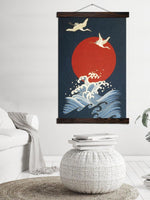 Charger l'image dans la galerie, Tableau Japonais 'Soleil de Kanagawa'