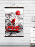 Charger l'image dans la galerie, Tableau Traditionnel Japonais 'Geisha & Ombrelle'