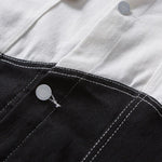 Charger l'image dans la galerie, Veste en Jean Noire et Blanche 'Jin'