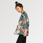 Charger l'image dans la galerie, Veste Kimono Fleurie Femme 'Seijiri'