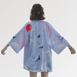Charger l'image dans la galerie, Veste Kimono Grues Japonaises 'Ogon Bat'