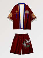 Charger l'image dans la galerie, Ensemble Kimono Short 'Rojo'