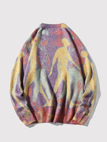 Charger l'image dans la galerie, Pull Multicolore Motif Silhouette 'Tashoku'