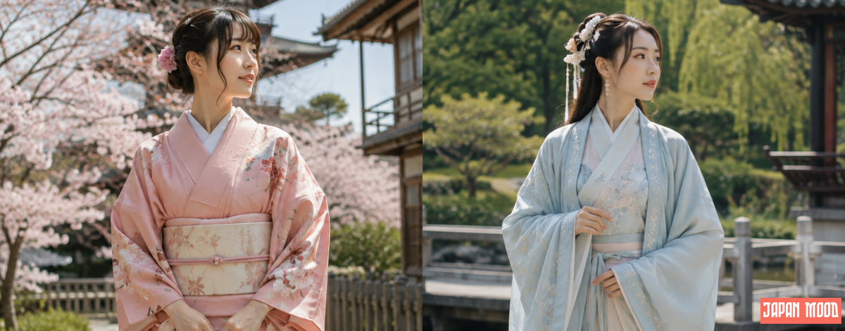 Kimono vs hanfu : Japon vs Chine – Japan Mood