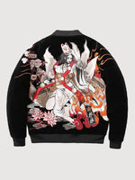Charger l'image dans la galerie, Bomber Japonais Motif Femme 'Take'
