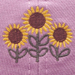 Charger l'image dans la galerie, Casquette Motif Tournesol 'Himawari'

