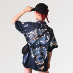 Charger l'image dans la galerie, Chemisier Motif Dragon 'Kitaiwo'
