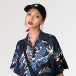 Charger l'image dans la galerie, Chemisier Motif Dragon 'Kitaiwo'
