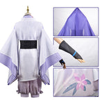 Charger l'image dans la galerie, Cosplay Scaramouche Genshin Impact blanc et violet
