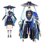 Charger l'image dans la galerie, Cosplay Scaramouche Genshin Impact bleu
