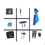 Charger l'image dans la galerie, Cosplay Scaramouche Genshin Impact bleu
