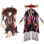 Charger l'image dans la galerie, Cosplay Scaramouche Genshin Impact noir
