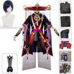 Charger l'image dans la galerie, Cosplay Scaramouche Genshin Impact noir
