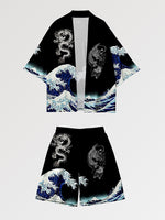 Charger l'image dans la galerie, Ensemble Kimono Short 'Bakuzen'
