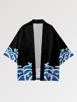 Charger l'image dans la galerie, Ensemble Kimono Short 'Blue Wave'

