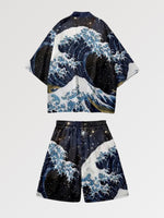 Charger l'image dans la galerie, Ensemble Kimono Short 'Fukui'
