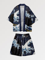 Charger l'image dans la galerie, Ensemble Kimono Short 'Fukui'
