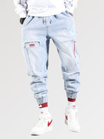 Charger l'image dans la galerie, Jean Bleu Large Streetwear Homme 'Matsumoto'
