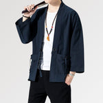 Charger l'image dans la galerie, Kimono Bleu Homme
