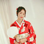 Charger l'image dans la galerie, Kimono Japonais Femme 'Nanao'
