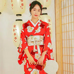 Charger l'image dans la galerie, Kimono Japonais Femme 'Nanao'
