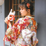 Charger l'image dans la galerie, Kimono Japonais Femme 'Nomi'
