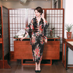 Charger l'image dans la galerie, Kimono Japonais Femme 'Shirouma'

