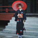 Charger l'image dans la galerie, Kimono Motif Japonais Femme 'Gozaisho'
