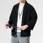 Charger l'image dans la galerie, Kimono Noir Homme
