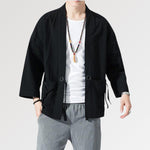 Charger l'image dans la galerie, Kimono Noir Homme
