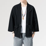 Charger l'image dans la galerie, Kimono Noir Homme
