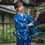 Charger l'image dans la galerie, Kimono Style Japonais Femme 'Ofunato'
