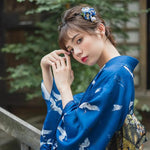 Charger l'image dans la galerie, Kimono Style Japonais Femme 'Ofunato'
