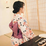 Charger l'image dans la galerie, Kimono Traditionnel Femme 'Akanagi'

