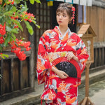 Charger l'image dans la galerie, Kimono Traditionnel Femme 'Kasumigaura'
