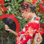 Charger l'image dans la galerie, Kimono Traditionnel Femme 'Kasumigaura'

