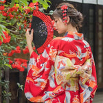 Charger l'image dans la galerie, Kimono Traditionnel Femme 'Kasumigaura'
