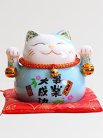 Charger l'image dans la galerie, Maneki-Neko Tirelire Bleu
