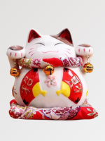 Charger l'image dans la galerie, Maneki-Neko Tirelire 'Boulier &amp; Éventail'
